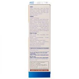 Chai xịt Voltogel Spray 100ml giúp giảm đau, chống viêm, thúc đẩy tuần hoàn máu