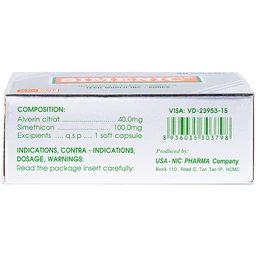 Thuốc Simenic điều trị đau do co thắt cơ trơn (3 vỉ x 10 viên)