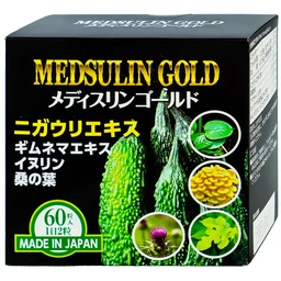 Viên uống giúp hạ đường, huyết hỗ trợ chuyển hóa đường Medsulin Gold Jpanwell (60 viên)