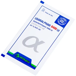 Thuốc Usaralphar 8400 UI Usarichpharm điều trị phù nề sau chấn thương, tổn thương mô mềm (30 gói x 1g)
