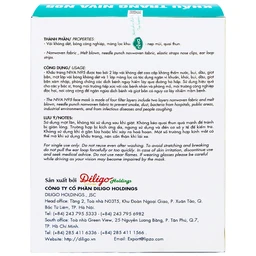 Khẩu trang 2 lớp Niva N95 (10 cái) hỗ trợ ngăn bụi và vi khuẩn 