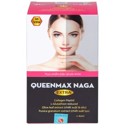 Viên uống bổ sung collagen giúp da săn chắc, tươi sáng Queenmax Naga Extra Vesta (30 viên)