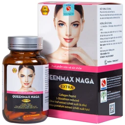 Viên uống bổ sung collagen giúp da săn chắc, tươi sáng Queenmax Naga Extra Vesta (30 viên)