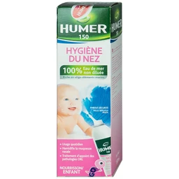 Xịt mũi trẻ em Humer Nasal Hygiene Children 150ml giúp vệ sinh mũi hàng ngày cho trẻ dưới 15 tuổi