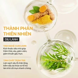 Xà phòng tắm ngừa mụn La Beauty Acnes Body Bar chứa nghệ và tinh chất dầu tràm 75g 3