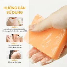 Xà phòng tắm ngừa mụn La Beauty Acnes Body Bar chứa nghệ và tinh chất dầu tràm 75g 5