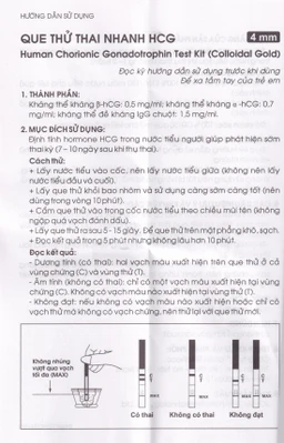 Que thử thai HCG Allisa Traphaco giúp phát hiện sớm thai kỳ sau 7-10 ngày thụ thai