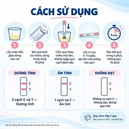 Que thử thai HCG Allisa Traphaco giúp phát hiện sớm thai kỳ sau 7-10 ngày thụ thai 5