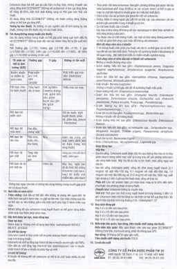 Thuốc Cezirnate 500mg Uphace điều trị các bệnh do nhiễm khuẩn (2 vỉ x 10 viên)