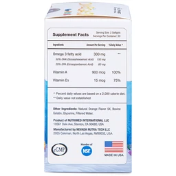 Viên uống giúp trẻ phát triển chiều cao, trí não và thị lực Omega-3 For Kids Nutrimed (100 viên)