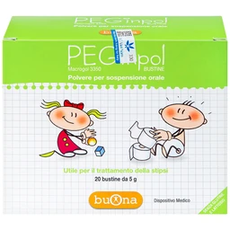 Bột nhuận tràng Buona Peginpol (20 gói x 5g) cải thiện tình trạng táo bón cho trẻ từ 6 tháng tuổi