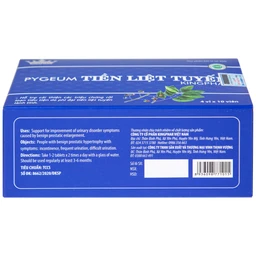 Viên uống hỗ trợ cho người phì đại tiền liệt tuyến Pygeum Tiền Liệt Tuyến Kingphar (4 vỉ x 10 viên)