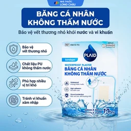 Băng cá nhân Plaid Waterproof Plaster 2 kích cỡ (10 miếng) không thấm nước Young Chemical 2