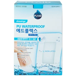 Gạc vô trùng Plaid Young 10x12cm không thấm nước (50 miếng) Young Chemical