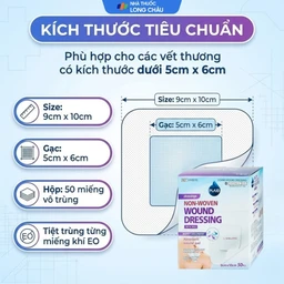 Gạc vô trùng Plaid Wound Dressing 9x10cm (50 miếng) Young Chemical 4