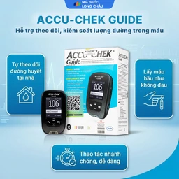 Máy đo đường huyết Accu Chek Guide hỗ trợ theo dõi, kiểm soát lượng đường trong máu 2