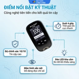 Máy đo đường huyết Accu Chek Guide hỗ trợ theo dõi, kiểm soát lượng đường trong máu 3