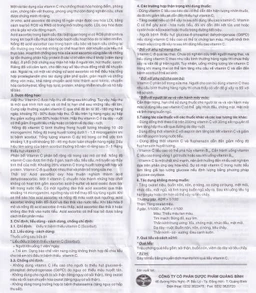 Thuốc Vitamin C 500mg Quapharco điều trị bệnh do thiếu Vitamin C (10 vỉ x 10 viên)