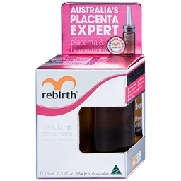 Serum tế bào gốc Rebirth Cellular B Plavenom Nhau thai cừu và Nọc Ong dưỡng ẩm da, se khít lỗ chân lông (10ml)
