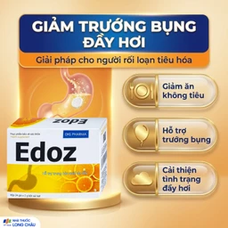 Bột sủi bọt hỗ trợ trung hòa acid dạ dày Edoz DHG (24 gói x 2g) 4