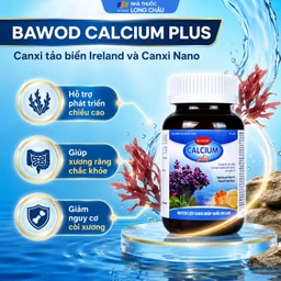 Viên uống giúp răng xương chắc khỏe, tăng chiều cao, giảm còi xương Bawod Calcium Plus (60 viên) 3