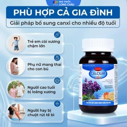 Viên uống giúp răng xương chắc khỏe, tăng chiều cao, giảm còi xương Bawod Calcium Plus (60 viên) 5