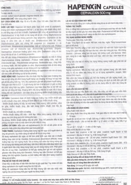 Thuốc Hapenxin Capsules DHG điều trị nhiễm khuẩn (10 vỉ x 10 viên)