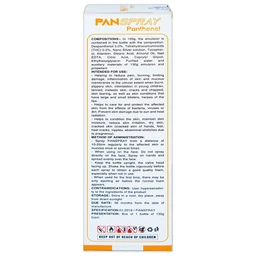 Xịt dưỡng ẩm, giảm viêm da Panspray Panthenol Nano Bạc Bimex 130g
