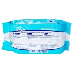 Khăn ướt cồn Let-Green làm sạch, kháng khuẩn và giữ vệ sinh (90 miếng)