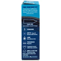 Bao cao su Durex Jeans ôm sát, nhiều chất bôi trơn (52,5mm - 3 cái)
