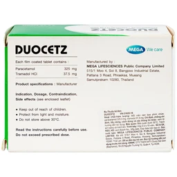 Thuốc Doucetz MEGA We care điều trị cơn đau vừa đến nặng (3 vỉ x 10 viên)