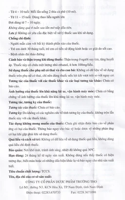 Thuốc ho Bổ Phế Chỉ Khái Lộ chữa ho tiêu đờm, chuyên trị ho cảm, ho gió, ho khan (125ml)