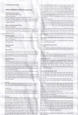 Viên nhai Kipel Chewable Tablet 4mg MEGA We care điều trị hen suyễn, co thắt phế quản, viêm mũi dị ứng (4 vỉ x 7 viên)