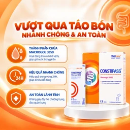 Bột nhuận tràng Constipass Wellcare (20 gói x 6.65g) cải thiện tình trạng táo bón cho người lớn và trẻ em 3