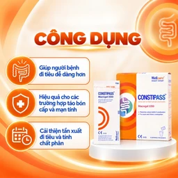 Bột nhuận tràng Constipass Wellcare (20 gói x 6.65g) cải thiện tình trạng táo bón cho người lớn và trẻ em 2