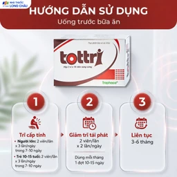 Viên hỗ trợ làm giảm triệu chứng trĩ nội, trĩ ngoại Tottri Traphaco (3 vỉ x 10 viên) 5