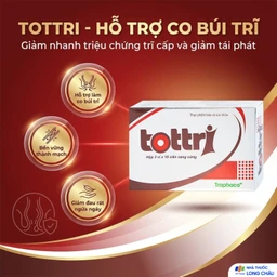 Viên hỗ trợ làm giảm triệu chứng trĩ nội, trĩ ngoại Tottri Traphaco (3 vỉ x 10 viên) 2