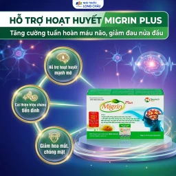 Viên hỗ trợ hoạt huyết Migrin Plus CVI (2 vỉ x 10 viên) 2