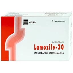 Viên nang cứng Lamozile 30 Micro điều trị loét tá tràng, loét dạ dày, viêm thực quản (3 vỉ x 10 viên)  2