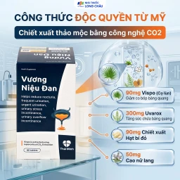 Viên uống giảm tiểu đêm Vương Niệu Đan Thái Minh (80 viên) 4