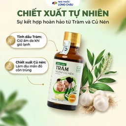 Tinh dầu tràm ngâm củ nén Mệ Đoan giúp xoa bóp, giảm đau (50ml) 3