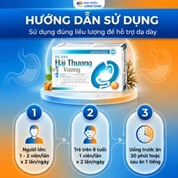 Viên uống hỗ trợ giảm acid dịch vị, bảo vệ niêm mạc dạ dày Dạ Dày Hải Thượng Vương (30 viên) 5
