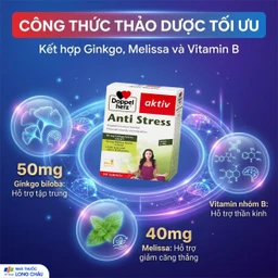 Viên uống hỗ trợ giảm căng thẳng Anti Stress Doppelherz (2 vỉ x 15 viên) 4