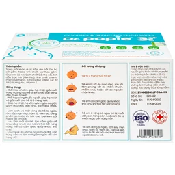 Khăn hạ sốt Dr.Papie 3M0+ Starmed (5 gói x 5 miếng) hạ nhiệt giảm sốt dùng cho trẻ từ 3 tháng tuổi