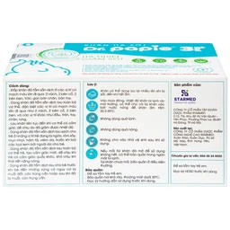 Khăn hạ sốt Dr.Papie 3M0+ Starmed (5 gói x 5 miếng) hạ nhiệt giảm sốt dùng cho trẻ từ 3 tháng tuổi