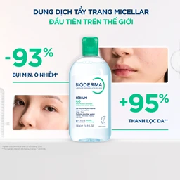 Nước tẩy trang Bioderma Sebium H2O dành cho da dầu và hỗn hợp (500ml) 5