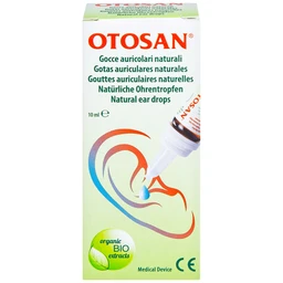 Dung dịch nhỏ tai Otosan Natural Ear Drops 10ml giảm đau, chống viêm, làm sạch tai