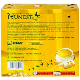Nước Yến Cao Cấp Nunest Không Đường (6 hũ x 70ml)