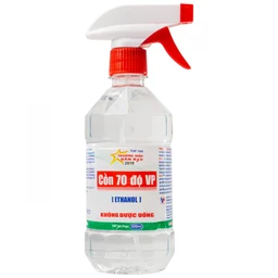 Cồn 70 độ Vĩnh Phúc 500ml (có vòi xịt) dùng sát trùng da và tiệt trùng dụng cụ y tế
