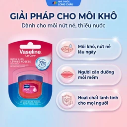 Son dưỡng môi Vaseline Lip hồng xinh dưỡng ẩm, màu hồng tự nhiên (7g) 4